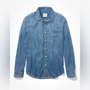 Men’s American eagle super soft denim shirt